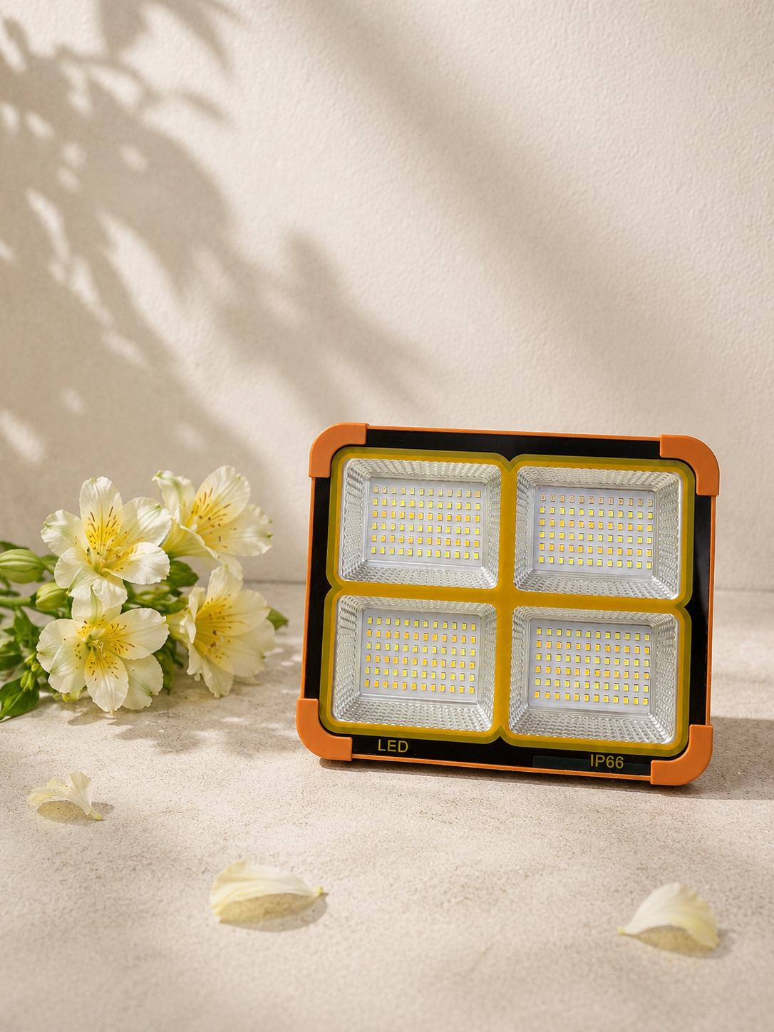 چراغ خورشیدی سولار Solar LED Light اورجینال | 4 باتری 288 لامپ ضدآب